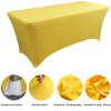 Skyour Stretch Spandex Tablecloth 4FT/5FT/6FT/8FT Foldable Rectangle Elastic Fitted Tablecloth