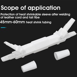 Byttlerom 100PCS Optical Fiber Protection Box Cable Protection Box Round Tube Heat Shrink Tubing to Protect Fiber Splice Tray