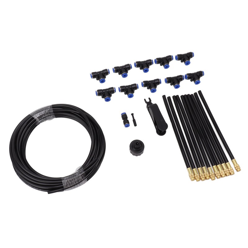 Above Ground Sprinkler System with 360 Degree Adjustable Bendable Nozzle