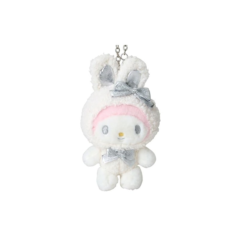 Sanrio 432555 Mascot Charm (Fluffy Snow Rabbit) My Melody