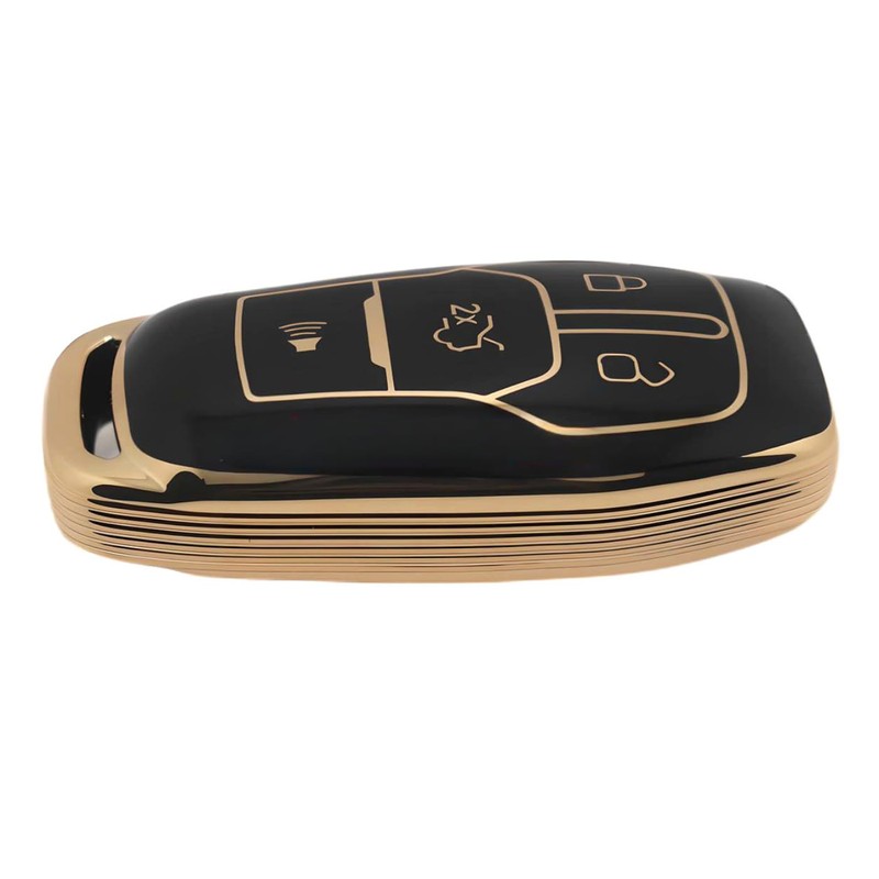 HEYEZQTY 4 Button Keyless Key Fob Cover Protector Case Shell