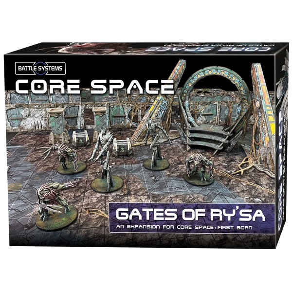 Battle Systems BSGCSE013 Core Space First Born Expansion- Gates of Ry'sa - 28mm Miniatures - Board Game - Modular 3D Terrain