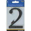 Distinctions 843242 4" Flush Mount Bronze House Number 2, 1