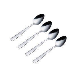 Viners Everyday Purity 18/0 4pce Tea Spoon, Stainless Steel, Teaspoon