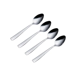 Viners Everyday Purity 18/0 4pce Tea Spoon, Stainless Steel, Teaspoon