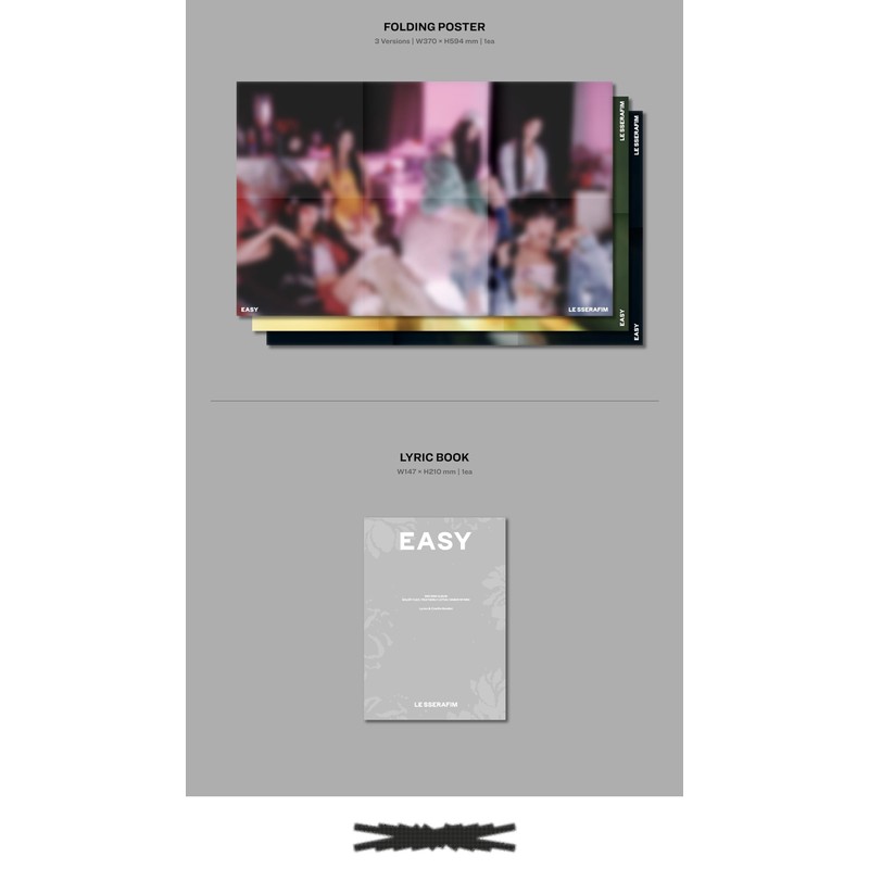 LE SSERAFIM 3rd Mini Album 'EASY'（韓国盤）