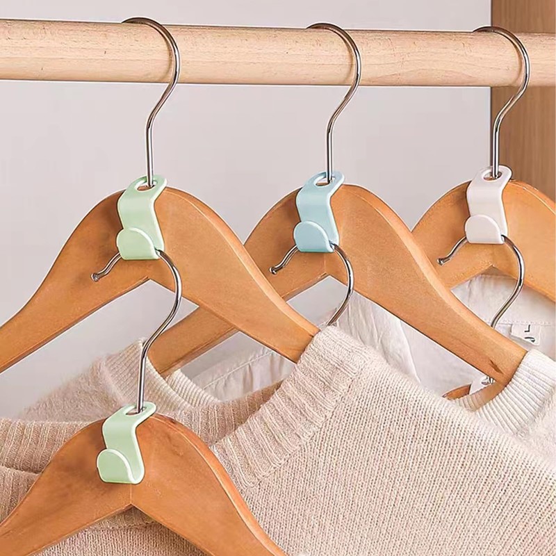 OZDEMIR 40Pcs Clothes Hanger Connector Hooks, Coat Hanger Hooks Space