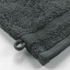 Douceur d'Intérieur, Elegance Wash Mitts 15 x 21 cm Anthracite
