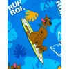Scooby-Doo Surfboard Toddler Boys Hawaiian Button Down Shirt Blue 3T