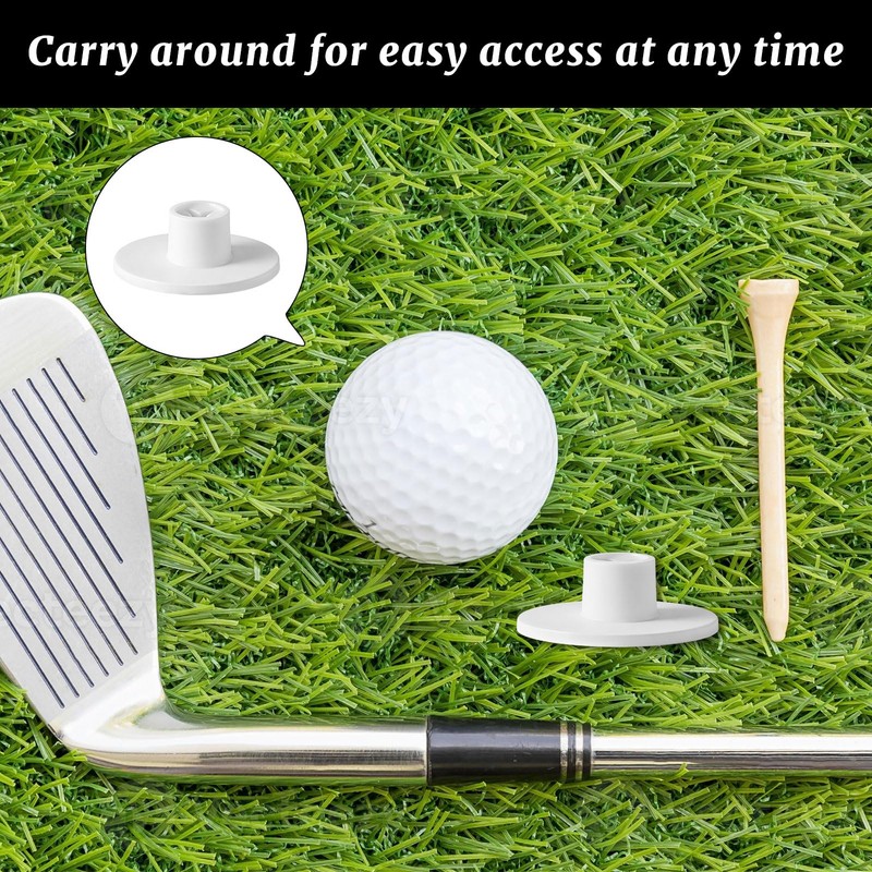 Othrion 5 PCS Rubber Golf Tees for Mats,Golf Tee Holder,Tee
