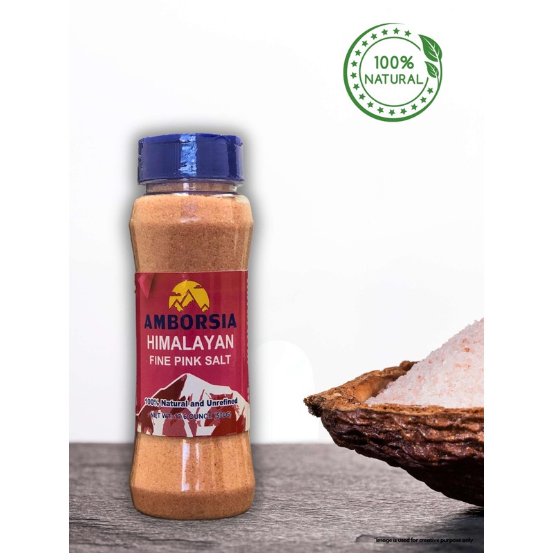 Himalayan Fine Pink Salt 500g/ 17.6 Oz