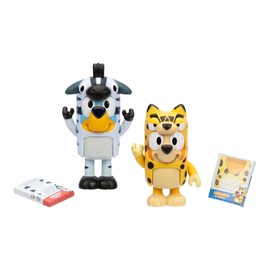 Bluey Figure - Paquete de 2 Disfraces de Animales, Cifras de 2.5 Pulgadas con Accesorios, los niños Pueden recrear Sus Momentos Favoritos del Episodio, Mamelucos