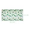 Frcolor Hawaiian Party Birthday Tablecloth Tropical Palm Leaves Print Waterproof