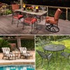 Forever Glides Wrought Iron Patio Furniture Feet Cap Glides and