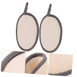 WOONEKY 2pcs Bath Loofah Sponges for Shower Soft Exfoliating Body Scrubber for Daily Deep Cleansing Produces Rich Foams for Men and Women