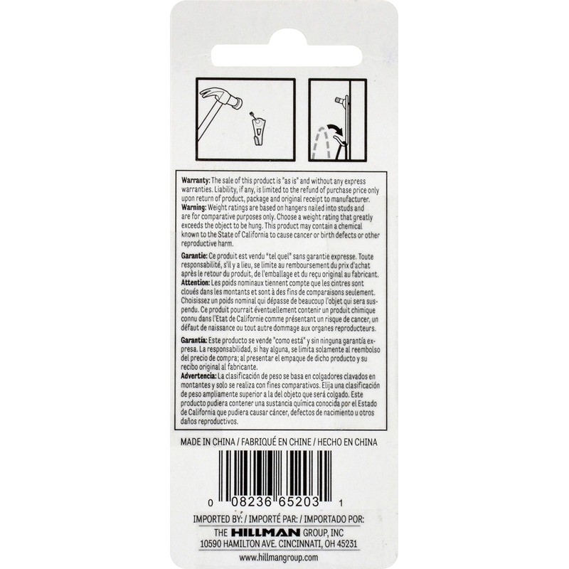 The Hillman Group 122292 Rose Push Pin Hanger, Antique Brass