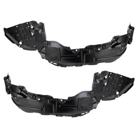 TRQ Front Inner Fender Liner Set Compatible with 2017-2018 Toyota Prius Prime TO1248217 TO1249217