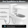 Ultra-Slim Bidet Attachment for Toilet Dual Nozzles Feminine & Rear