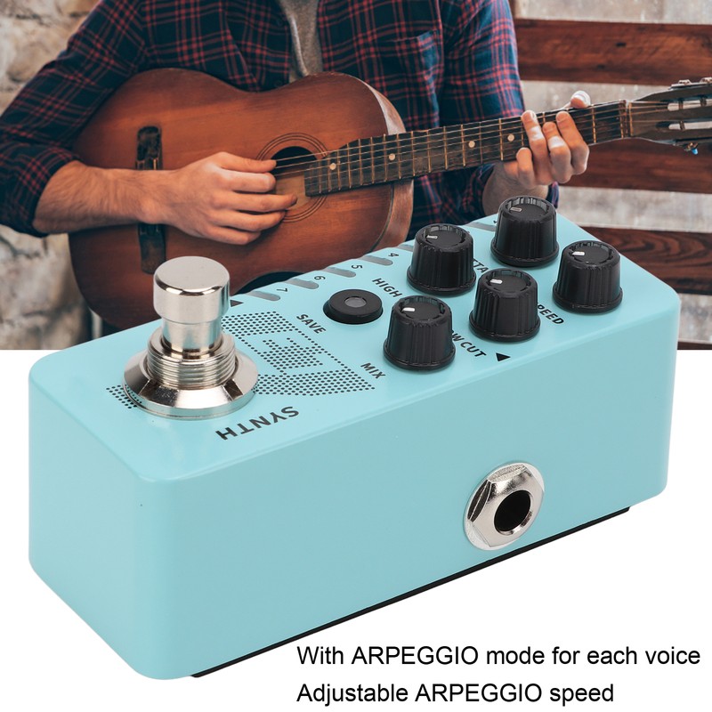 Synth Effect Guitar Electronic Polyphonic Synth Voice Effects Pedal with