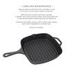 Jim Beam , Pre Seasoned Cast Iron Square Skillet with