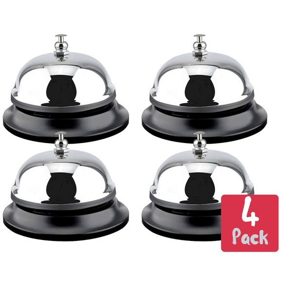 1InTheOffice Call Bell, Service Bell, 3/8" Diameter Desk Call Bell