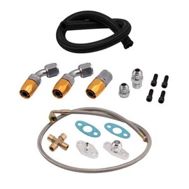 ZJMTOCYU Turbo Oil Feed and Return Line Kit for Falcon BA BF XR6 FG GT30 GT3582, Easy Installation, High Strength Materials