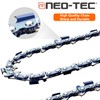NEO-TEC 3 Pack 16 Inch Chain Saw Chain 0.050" Gauge