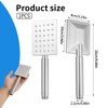 Square High Pressure Shower Heads 304 Stainless Steel Handheld Showerhead