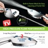 AquaCare AS-SEEN-ON-TV Antimicrobial 50-mode 3-way Shower Combo with Built-in Power