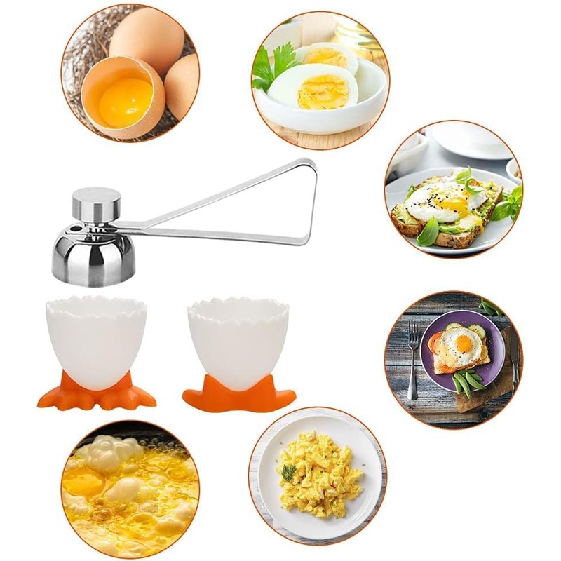 5 PCS Egg Cup, Funny Egg Cups, Novelty Egg Cups,