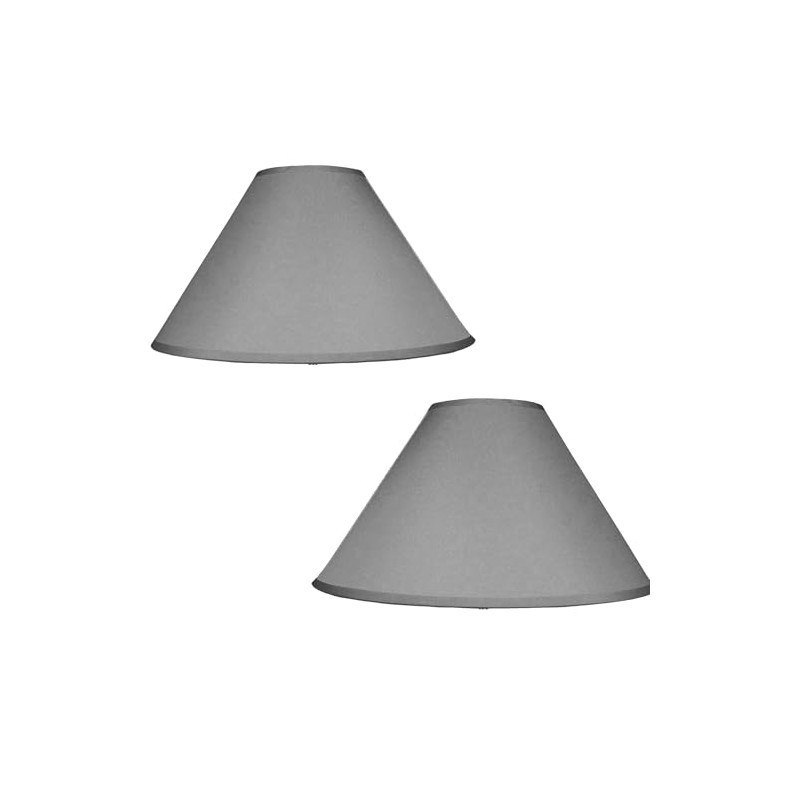 Pack of 2 - Empire Cotton Coolie Lamp Shades for