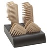 Lombard Cutlery Hair Comb Wooden Antistatic, with Handle (Large) 7.48