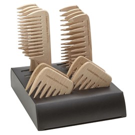 Lombard Cutlery Hair Comb Wooden Antistatic, with Handle (Large) 7.48 in