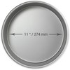PME Professional Aluminum Round Baking Pan - 11x2in