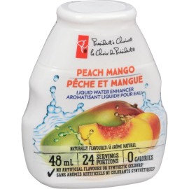 Loblaws Inc. Peach Mango Liquid Water Enhancer President's Choice 48ml/1.62 OZ