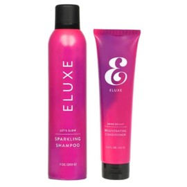 ELUXE Go Glow Kit, Carbonic Acid Shampoo & Conditioner for Ultra-Smooth, Silky, Frizz-Free, and Glossy Glass Hair (Set of 1)