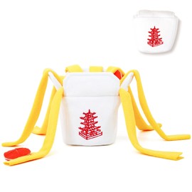 Snuffle Dogs Toys Plush Stuffed Puppy Toy with Squeaky Treat Hide for Large, Medium, Small Dogs and Puppies Slow Feeder, Machine Washable, Pet Supplies Toys for Dogs to Keep Them Busy, take Out Box