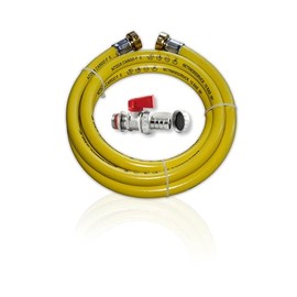 ACQUA CARGO Heating Filling Hose, Lengths 1.5 m - 2.5 m - 5.0 m - 10.0 m with KFE Tap Filling Hose for Heating (10.0 m)
