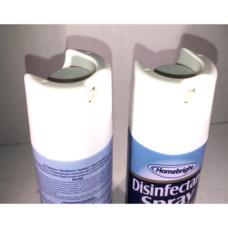 Homebright 2ea 6oz Cans Homebright Spray Linen Scent Kills 99.9%