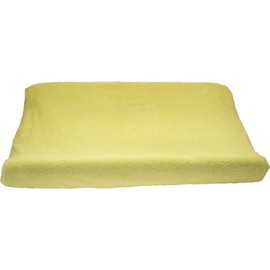 Ti TIN Changing Table Cover Made of Terry Cloth Fabric, 80 x 50 cm, Soft and Absorbent Changing Mat Cover, Cover Made of Adaptive Elastic Fabric, 100% Microfibre, Colour: Yellow
