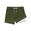 Gleeease 5Inch Mens Swim Trunks: 2 in 1 Compression Liner
