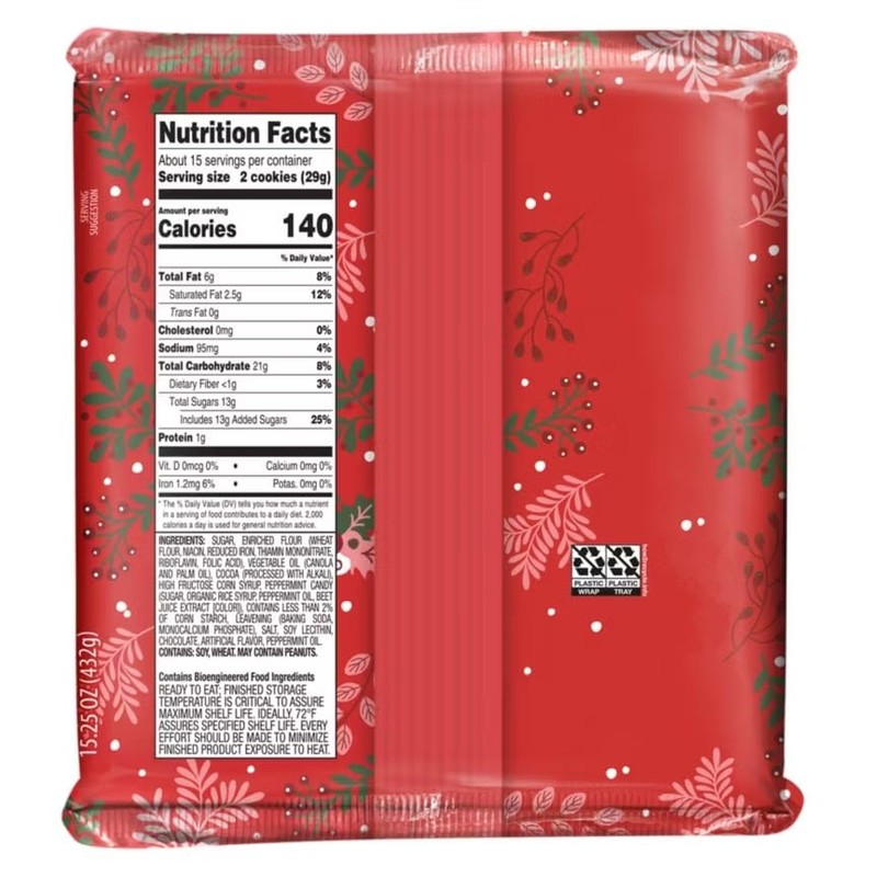 Benton’s Cookies (Pack of 1, Candy Cane Crème)