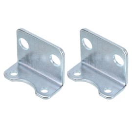 PATIKIL Cylinder Connecting Rod Splint Mounting Bracket, 2 Pack Pneumatic Parts Cylinder Installation Stand for 40mm Cylinder Dia.
