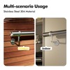 Stair Handrail Kit,4FT Heavy Duty Wall Mounted Railing System 304