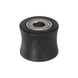 HARFINGTON Chain Roller Pulley Tensioner 10mm Nylon Concave Type Guide Wheel Slider for Mini Motorcycle Dirt Bike ATV Go-Kart, Black