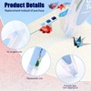 4pack Refillable Retractable Scrapbook Tape& 4 Replacement Refills, 5M*6mm Double