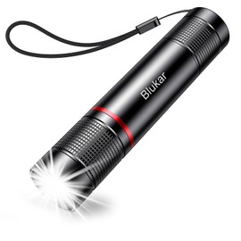 Blukar Flashlight Rechargeable, High Lumens Flashlight, Super Bright Small LED Flash Light- Zoomable, Adjustable Brightness, Long Lasting for Camping, Outdoors and Home Emergency