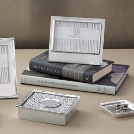 SHINE BRIGHTLY LITTLE STAR SIGNATURE 4X6 FRAME | SILVER | BRILLANTE | FRAMES | STATEMENT FRAMES | RECYCLED SANDCAST ALUMINUM | HANDMADE IN MEXICO