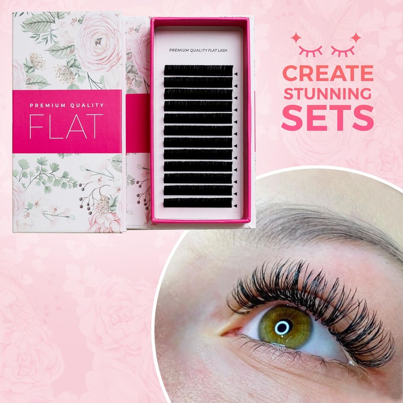 LLBA LLBA Eclipse Flat Eyelashes Extension - Mixed 8-15mm Flat