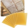 30Pcs Beekeeping Bee Wax Nest Bed Beeswax Sheets Honeycomb Foundation